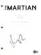 Matt Damon Signed Autograph The Martian Full Movie Script Screenplay Beckett Coa