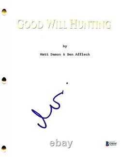 Matt Damon Signed Good Will Hunting Full Movie Script Autograph Beckett