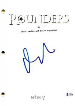 Matt Damon Signed Rounders Full Movie Script Autograph Beckett