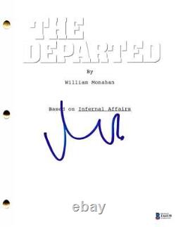 Matt Damon Signed The Departed Full Movie Script Autograph Beckett