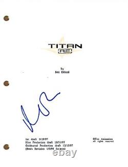 Matt Damon Titan A. E. Signed Autographed Movie Script Full Screenplay COA