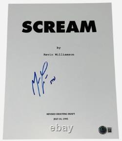 Matthew Lillard Signed Autograph Scream Full Movie Script Screenplay Beckett BAS