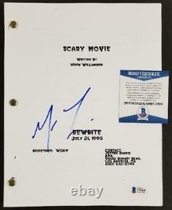 Matthew Lillard signed Scary Movie FULL MOVIE SCRIPT Autograph (B) BAS COA