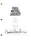 Matthew Modine Signed Autograph Full Metal Jacket Full Movie Script Screenplay