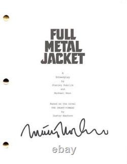 Matthew Modine Signed Autograph Full Metal Jacket Full Movie Script Screenplay