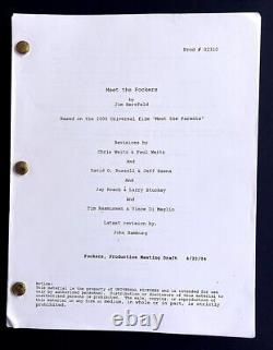 Meet the Fockers Orig Movie Script Ben Stiller Robert DeNiro Barbra Streisand