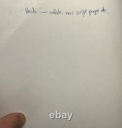 Men In Black (1997) Annotated VFX Movie Script Rick Bakers Copy Propstore COA