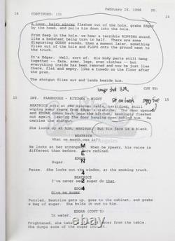 Men In Black (1997) Annotated VFX Movie Script Rick Bakers Copy Propstore COA