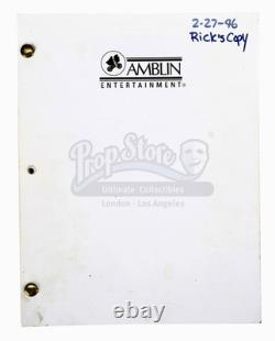 Men In Black (1997) Annotated VFX Movie Script Rick Bakers Copy Propstore COA
