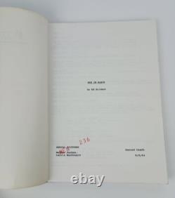 Men In Black Second Draft movie script from Art Illustrator