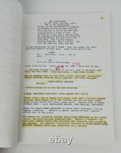 Men In Black Second Draft movie script from Art Illustrator
