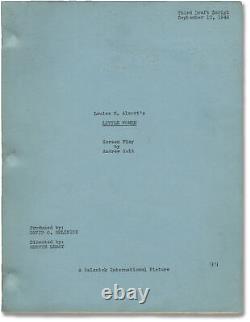 Mervyn LeRoy LITTLE WOMEN Original screenplay for the 1969 film 1946 #145357