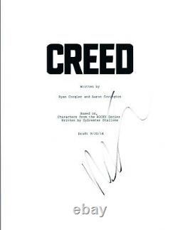 Michael B Jordan Signed Autographed CREED Movie Script COA AB