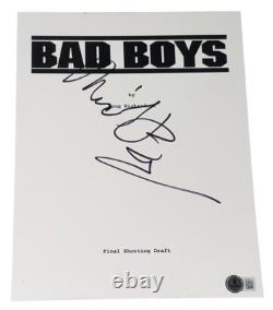 Michael Bay Signed Autograph Bad Boys Movie Script Screenplay Beckett BAS