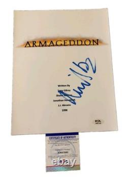 Michael Bay Signed Full Armageddon Movie Script Psa/dna Authentic Coa Autograph
