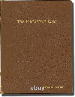 Michael Curtiz VAGABOND KING Original screenplay for the 1956 film 1954 #142898