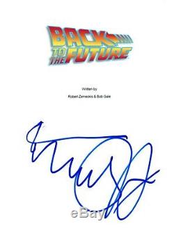 Michael J. Fox Signed Autographed BACK TO THE FUTURE Movie Script COA