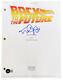 Michael J. Fox Signed Back To The Future Movie Script Bas