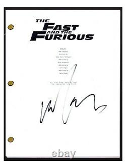 Michelle Rodriguez Signed Autographed THE FAST AND THE FURIOUS Movie Script COA