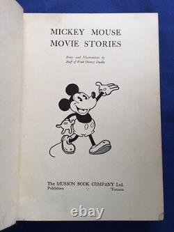 Mickey Mouse Movie Stories First Canadian Edition 1932 Walt Disney