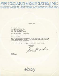 Mickey Spillane I THE JURY Original screenplay for the 1982 film #160073