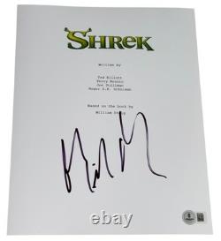 Mike Myers Signed Autograph Shrek Full Movie Script Screenplay Authentic Beckett