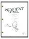 Milla Jovovich Signed Autographed Resident Evil Full Movie Script Psa/dna Coa