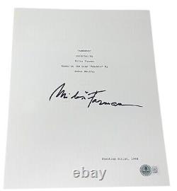 Milos Forman Signed Autograph Amadeus Full Movie Script Screenplay Beckett BAS
