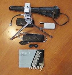 Minox B Spy Camera Original Case & Chain Tripod Flash Book Film Ship Free