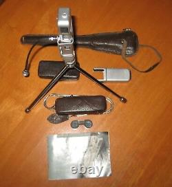 Minox B Spy Camera Original Case & Chain Tripod Flash Book Film Ship Free