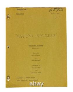 Mission Impossible Set of Four Bound Production Scripts with Promotional Still