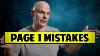 Mistakes That Screenwriters Make On Page 1 Brooks Elms