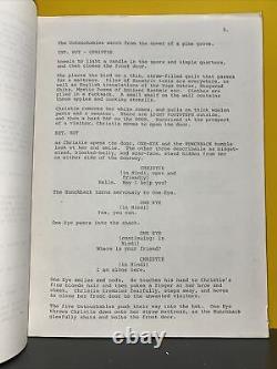 Monsoon Tom Benedek Movie Script Screenplay, Stewart Levine Raymond lofaro