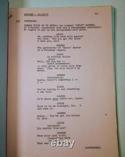 Movie Movie (Double Feature) 1977 Manuscript 2nd Draft Gelbart Keller Script HTF