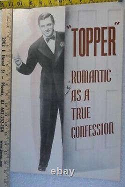 Movie Poster Press Campaign Promo Book Cary Grant Constance Bennett Topper