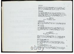 Movie Screenplay Ghostbusters 1983 3rd Revised Script Bill Murray Dan Aykroyd