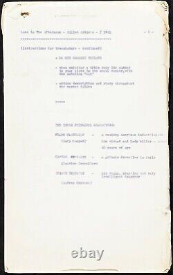 Movie Screenplay Love in the Afternoon 1957 Script VF-7 Audrey Hepburn