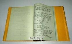 Movie Script 1953 King Of Khyber Rifles Darryl Zanuck Signed Vintage Original