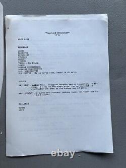 Movie Script The Addams Family Hanna-barbera Productions, Inc. Author Hand Note