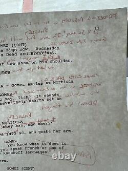 Movie Script The Addams Family Hanna-barbera Productions, Inc. Author Hand Note