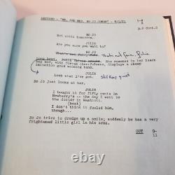 Mr. & Mrs. Bo Jo Jones 1971 Original MOVIE SCRIPT From Star CHRISTOPHER NORRIS