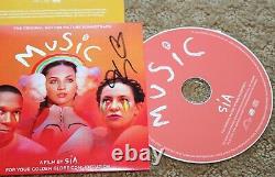 Music A Film By Sia Hand Signed Promo Screenplay Fyc + CD Soundtrack