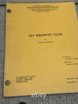 My Favorite Year Movie Original Script, Norman Steinberg, 1981