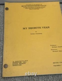 My Favorite Year Movie Original Script, Norman Steinberg, 1981