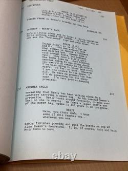 My Favorite Year Movie Original Script, Norman Steinberg, 1981