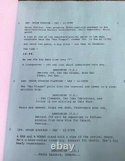 NICK OF TIME Movie Screenplay Script Johnny Depp CHRISTOPHER WALKEN