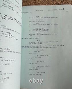 NICK OF TIME Movie Screenplay Script Johnny Depp CHRISTOPHER WALKEN