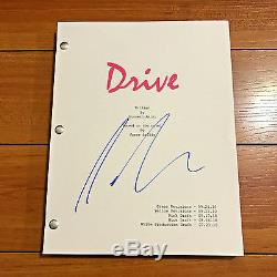 NICOLAS WINDING REFN SIGNED DRIVE FULL 89 PAGE MOVIE SCRIPT withEXACT PROOF