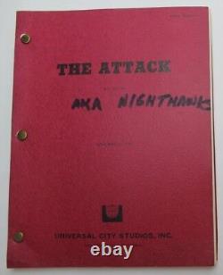 NIGHTHAWKS / David Shaber 1979 Movie Script Screenplay Sylvester Stallone action