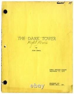NIGHT MOVES (Sep 17, 1973) Final revised film script for Arthur Penn film
